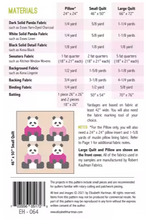 Load image into Gallery viewer, Pandas In Sweaters Paper Pattern | Elizabeth Hartman