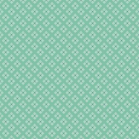 Bee Basics Stitched Flower Leaf Teal | Bee Basics Collection - Lori Holt | by the meter