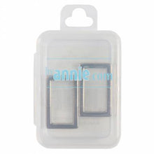 Load image into Gallery viewer, Rectangle Ring Flat 1in Nickel Set of Two | By Annie