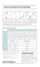 Load image into Gallery viewer, Feathered and Furry Scrappy Appliqué Paper Pattern