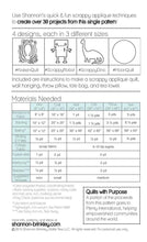 Load image into Gallery viewer, Science and Fiction Scrappy Appliqué Paper Pattern