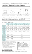 Load image into Gallery viewer, Wild Animals Scrappy Appliqué Paper Pattern