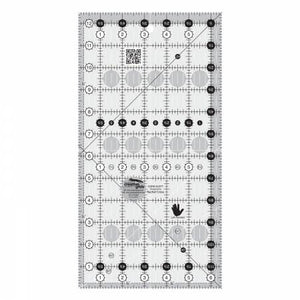 Left Handed Quilt Ruler 6-1/2in x 12-1/2in | Creative Grids
