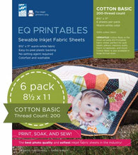 Load image into Gallery viewer, EQ Printables Inkjet Fabric Sheets
