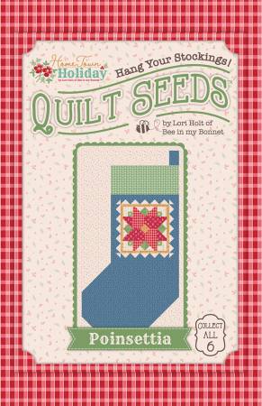 Home Town Holiday Quilt Seeds 2 - Poinsettia | Lori Holt