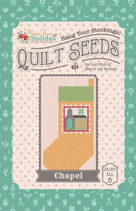 Home Town Holiday Quilt Seeds 5 Chapel| Lori Holt