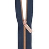 Zippers By The Yard Navy Tape Nylon Teeth #3 | Sallie Tomato