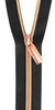 Zippers By The Yard Black Tape Nickel Teeth #5 | Sallie Tomato