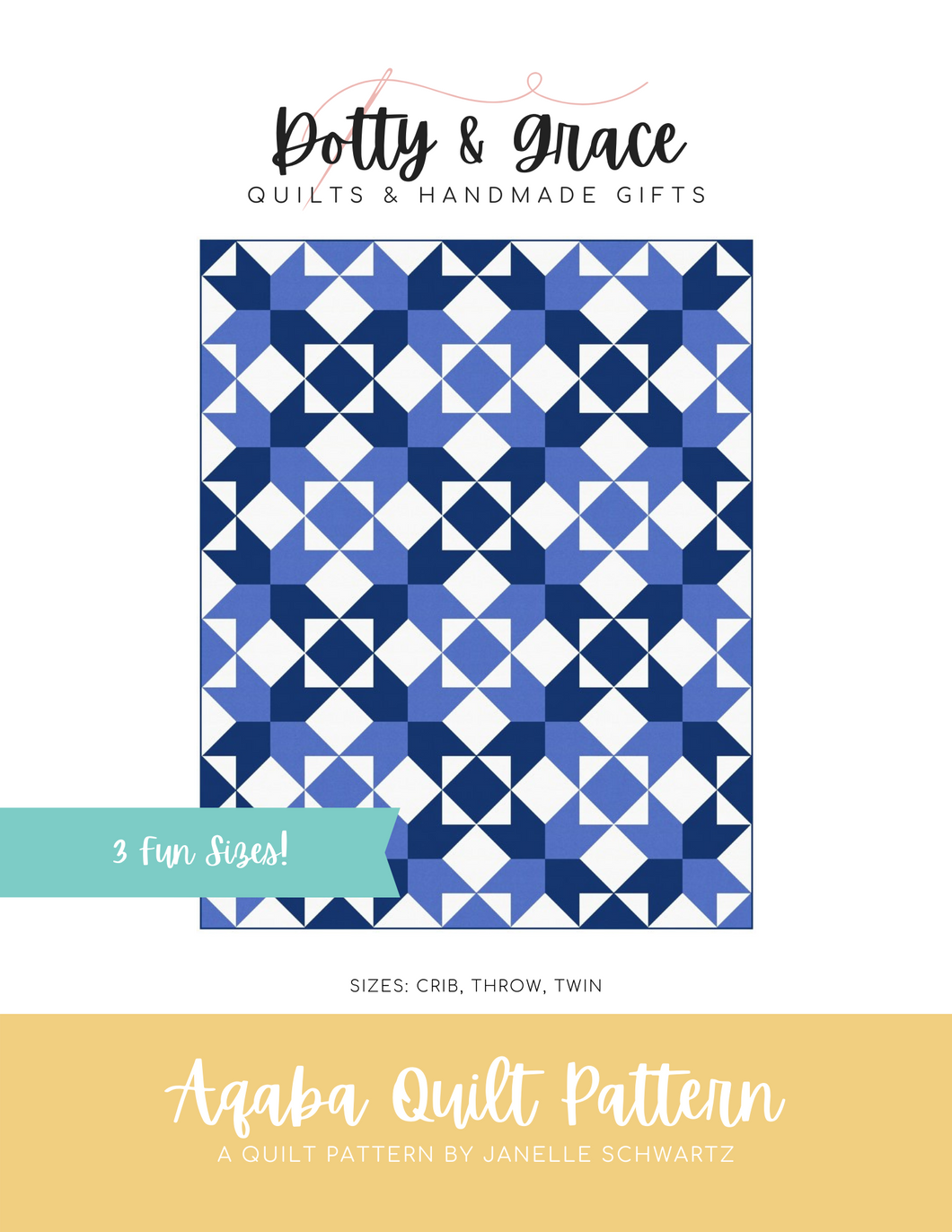 Aqaba Quilt Pattern | PDF Pattern
