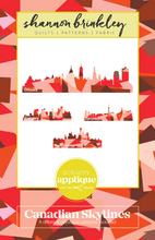 Load image into Gallery viewer, Canadian Skylines Scrappy Appliqué Paper Pattern
