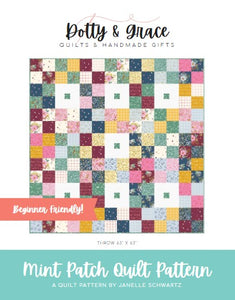 Mint Patch Quilt Pattern | PDF Pattern